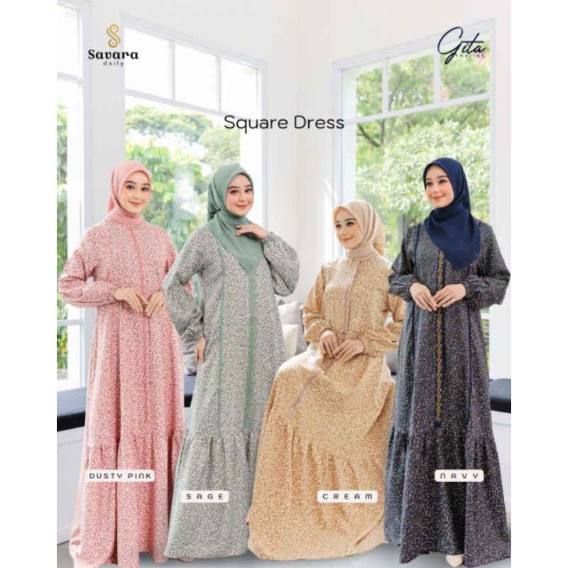Square Dress Savara Daily Gita Series