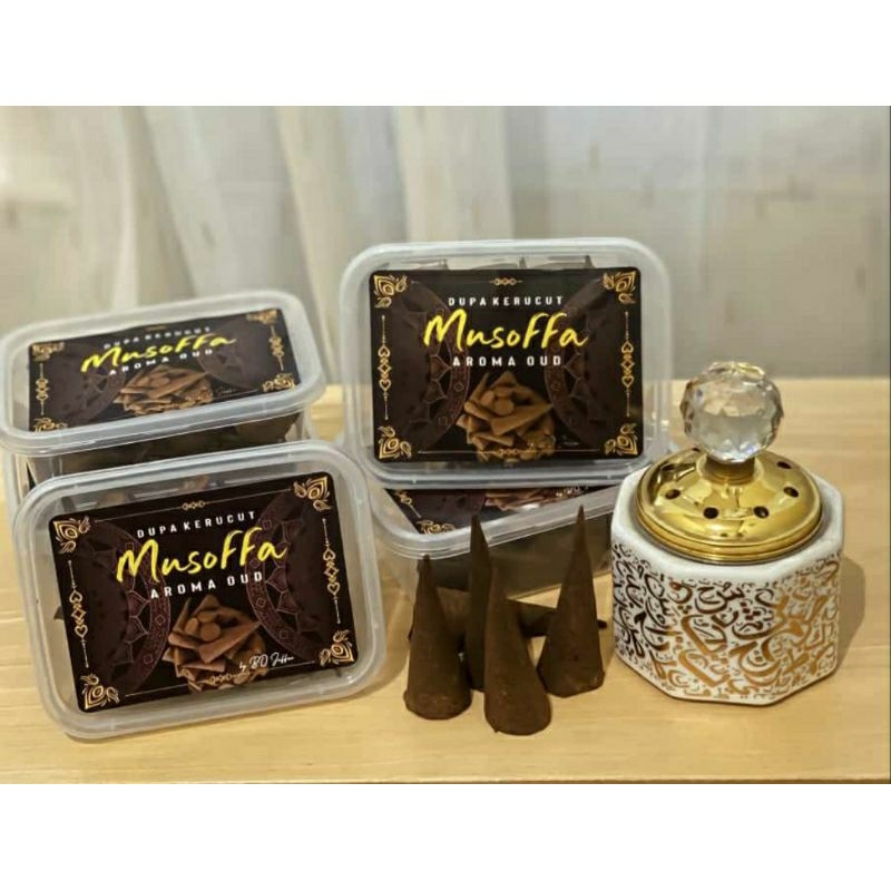 dupa bukhur kerucut oud mushoffa