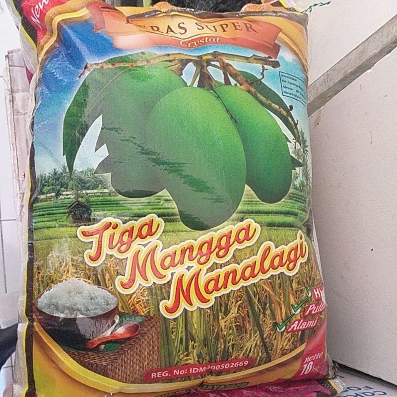 

beras tiga mangga manalagi 10kg