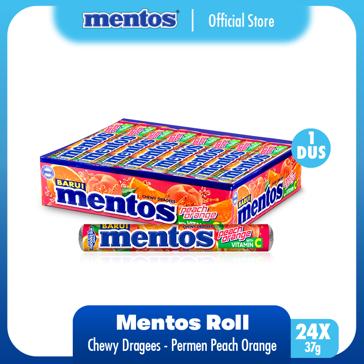 

Mentos Roll Peach Orange 37g