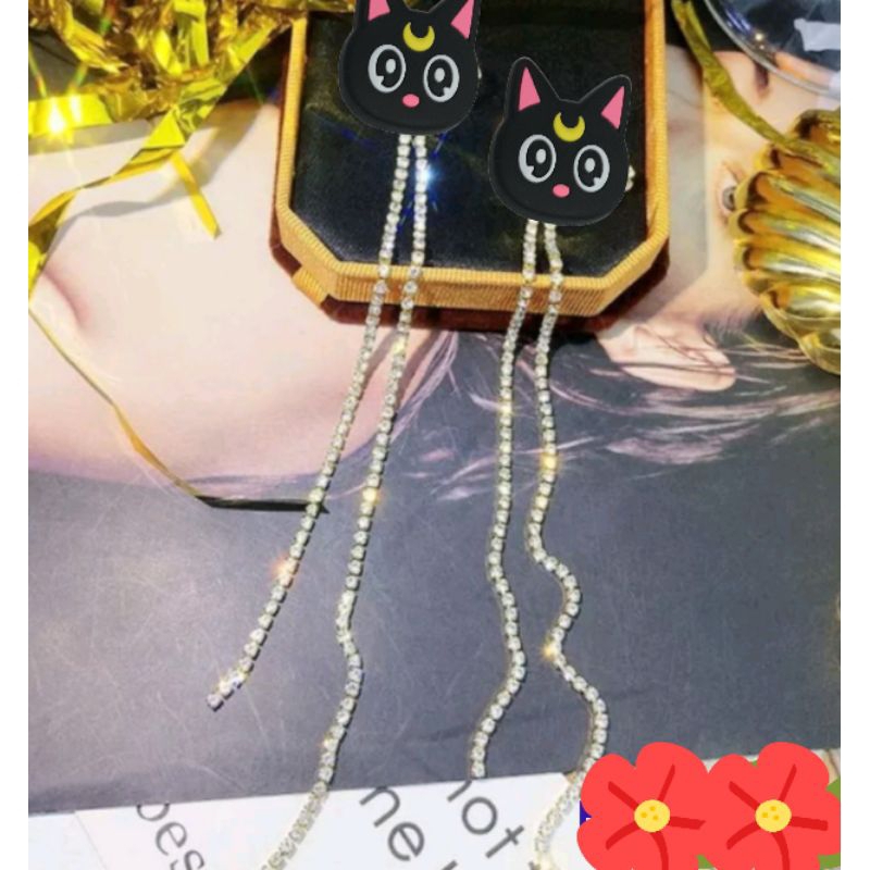 anting cewek/anting cewek korea/anting cewek fashion/anting sailormoon/anting anime/anting wibu/anti