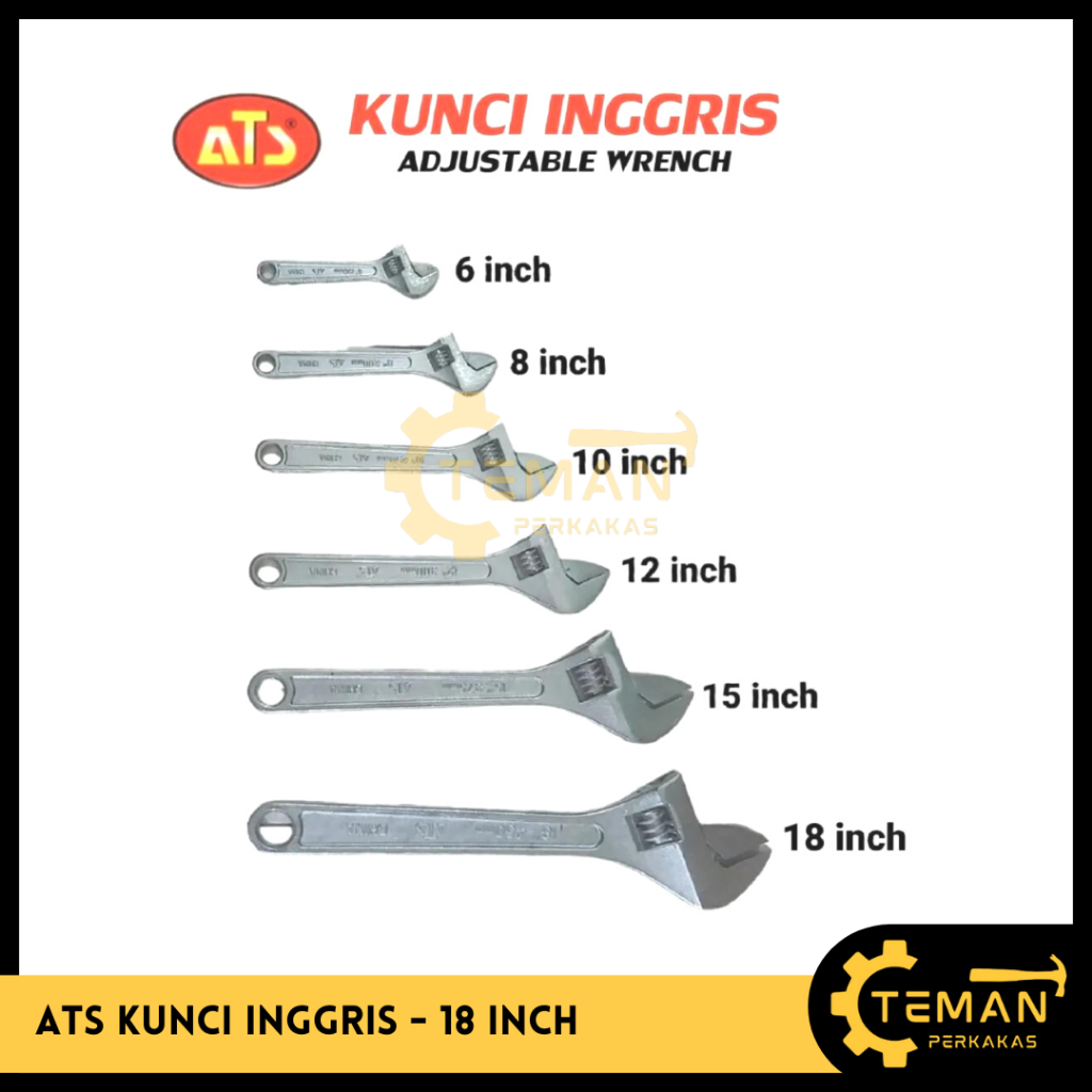 ATS Kunci Inggris 18 Inch / Kunci Inggris 18" (450 MM)