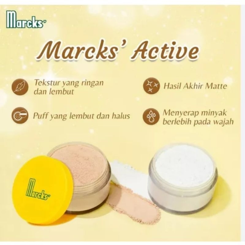 Bedak Marcks Tabur | Bedak Marcks Tabur Active 20gr