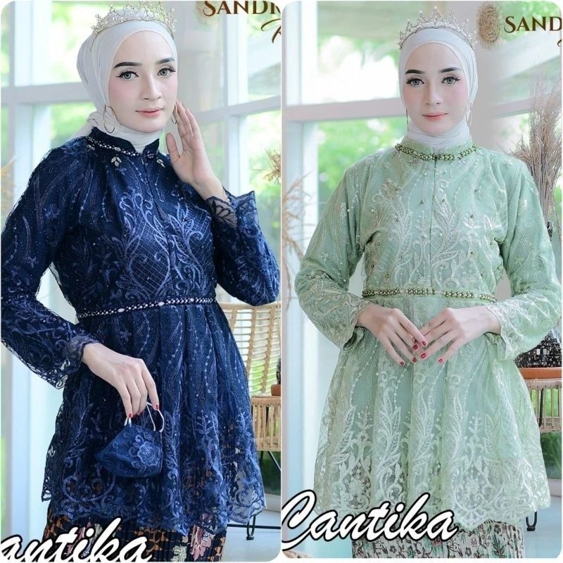 kebaya payet brokat modern