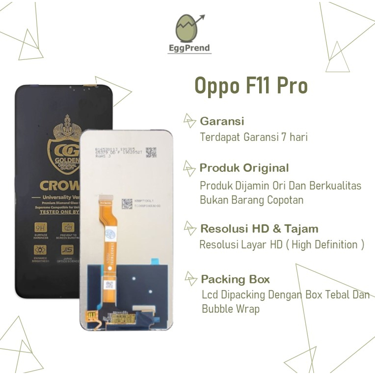 LCD TOUCHSCREEN OPPO F11 PRO COMPLETE ORIGINAL FULLSET / LCD OPPO F11 PRO