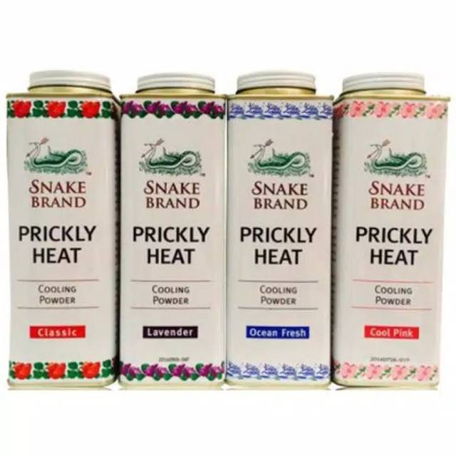 SNAKE BRAND PRICKLY HEAT POWDER 300 GR - Bedak Gatal Cap Ular
