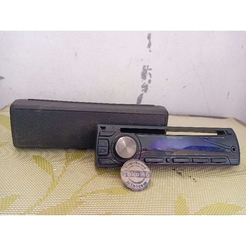 Head Unit HU Single Din Tape Mobil Kenwood 50wX4 KDC-MP146