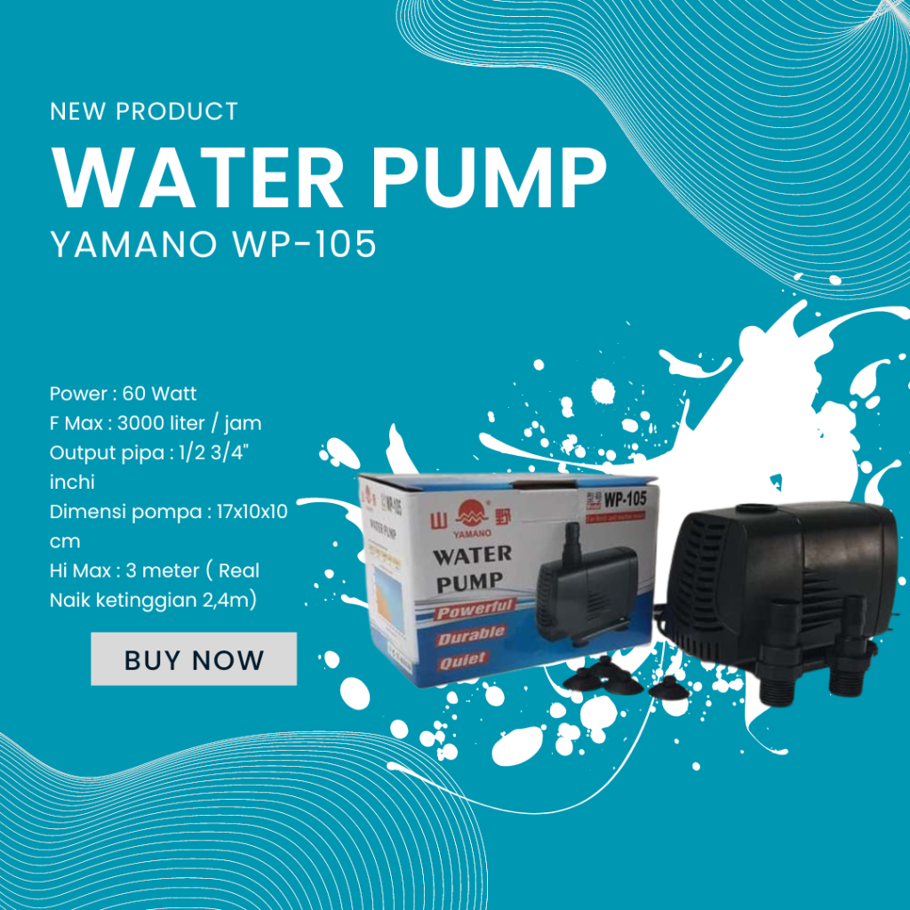 WATER PUMP AQUARIUM YAMANO WP-105