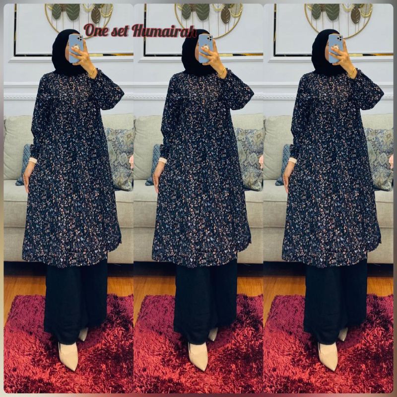 ONESET LONG HUMAIRAH ||| GROSIR TERMURAH PAKAIAN WANITA KOTA MEDAN