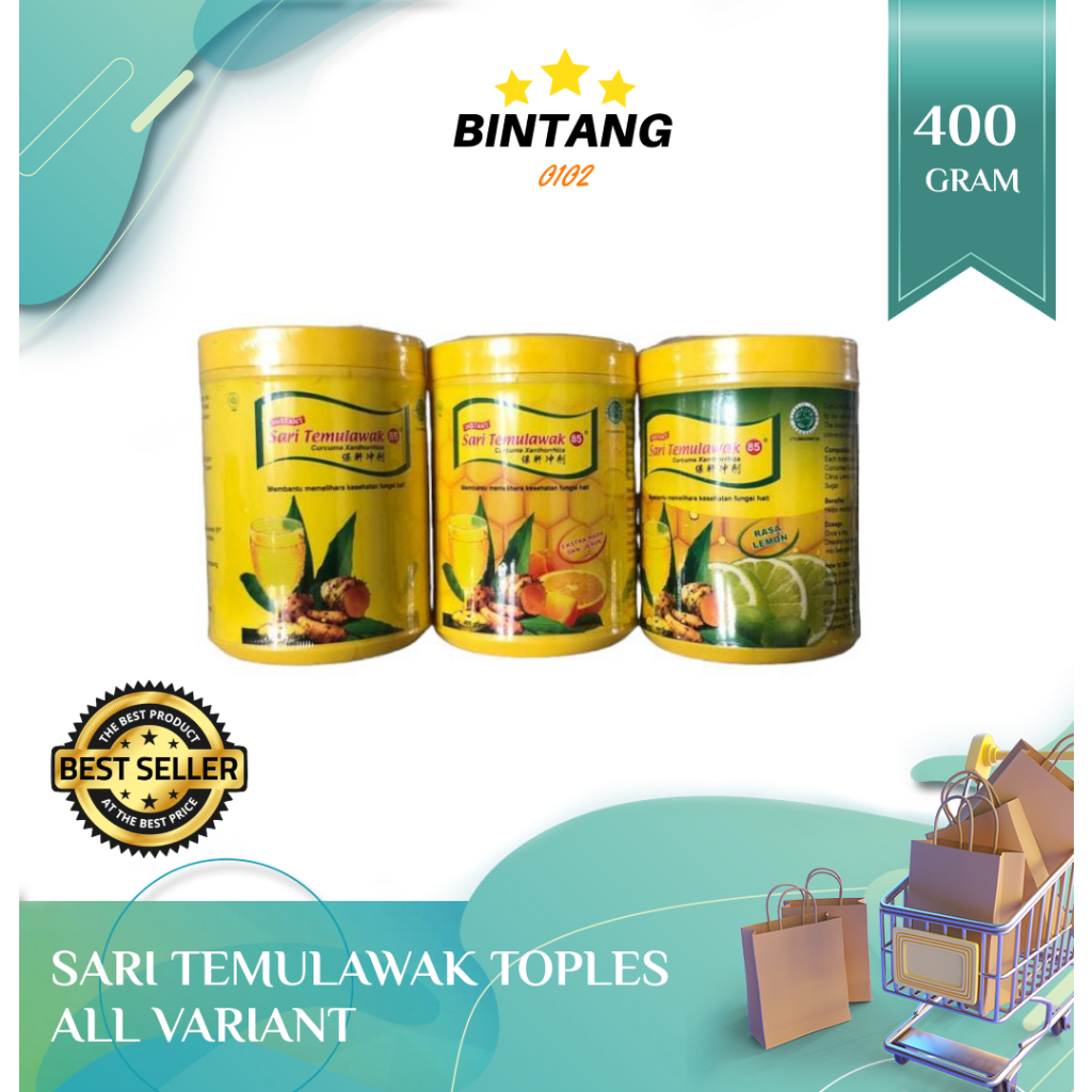 

SALE - Sari Temulawak Toples Original / Madu Jeruk / Madu Lemon 400gr