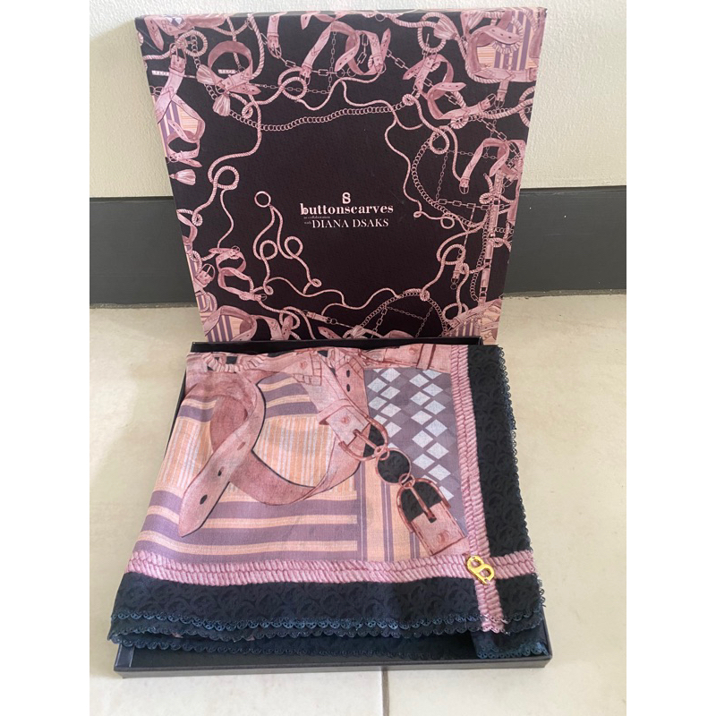 PreLove Buttonscarves Chain 2 La Bella - Nera