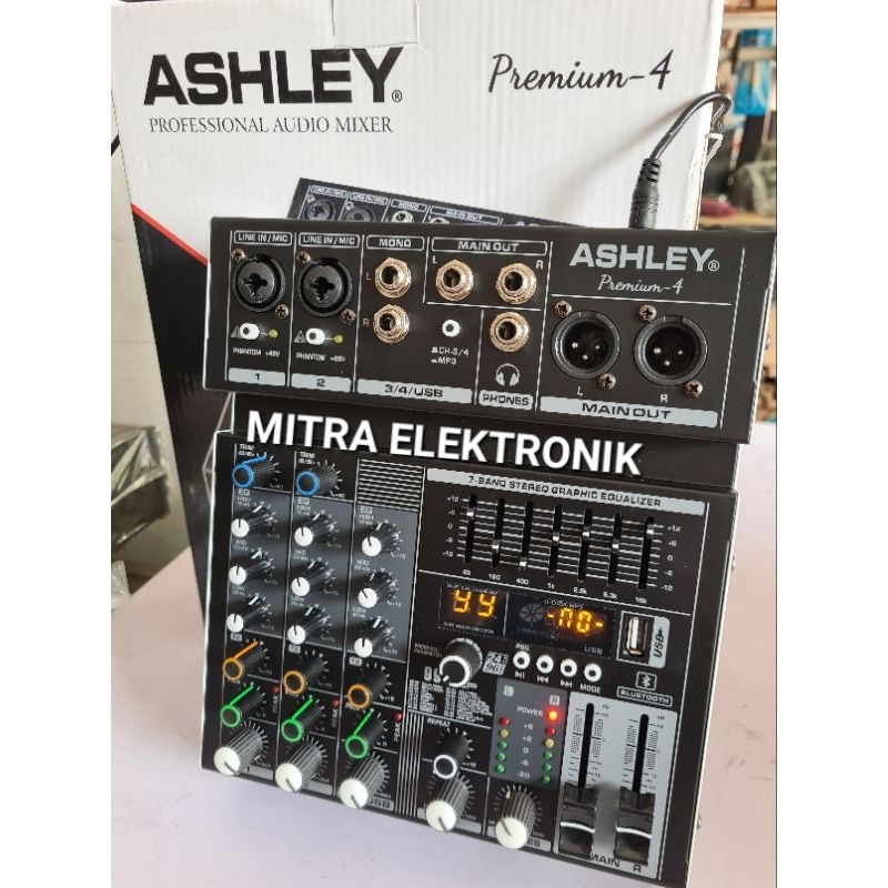 MIXER ASHLEY PREMIUM 4 ORIGINAL NEW MODEL Effect Digital Nyess