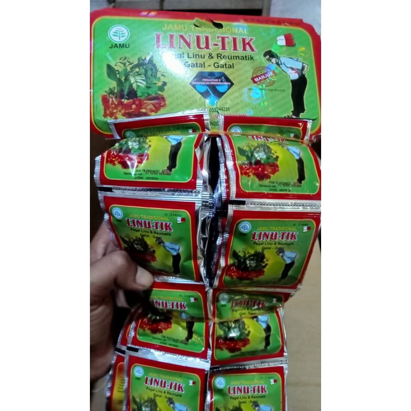 

linu tik 20 saset isi 2 kapsul