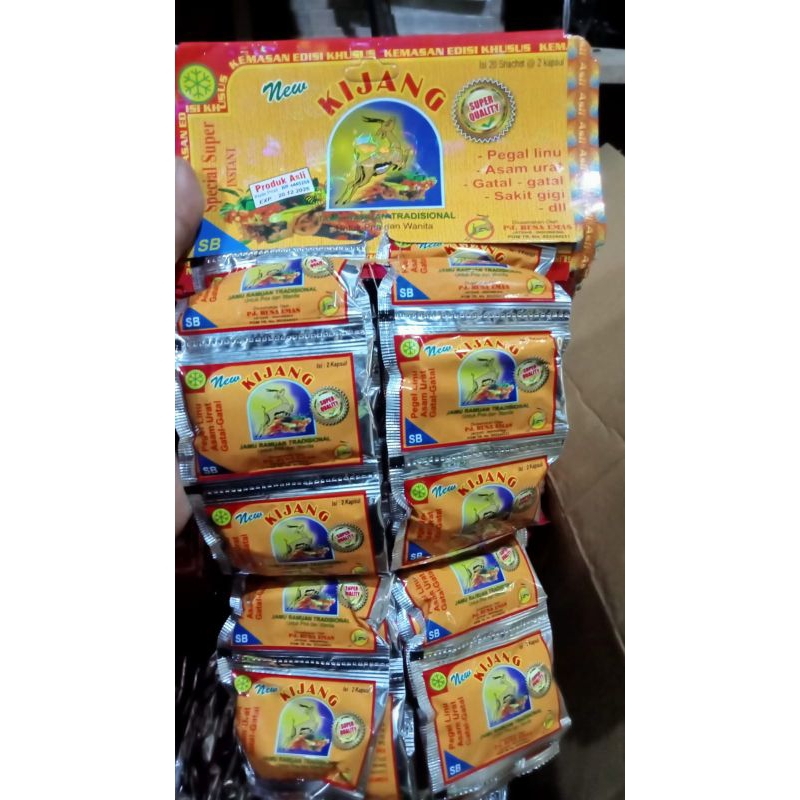 

kijang 20 saset isi 2 kapsul