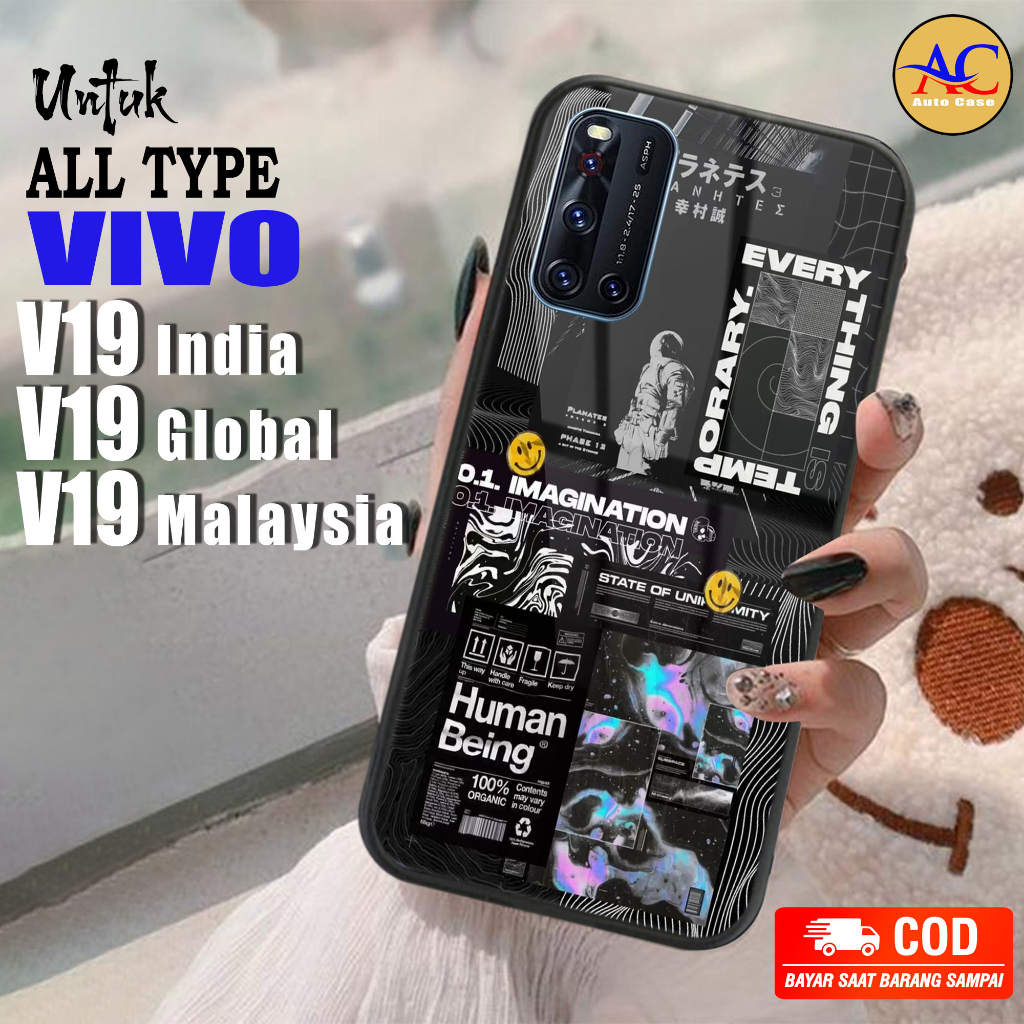 Case Hp Softcase Glossy Vivo V19 India V19 Global V19 Malaysia PCKTA Casing Silikon Handphone Pelind