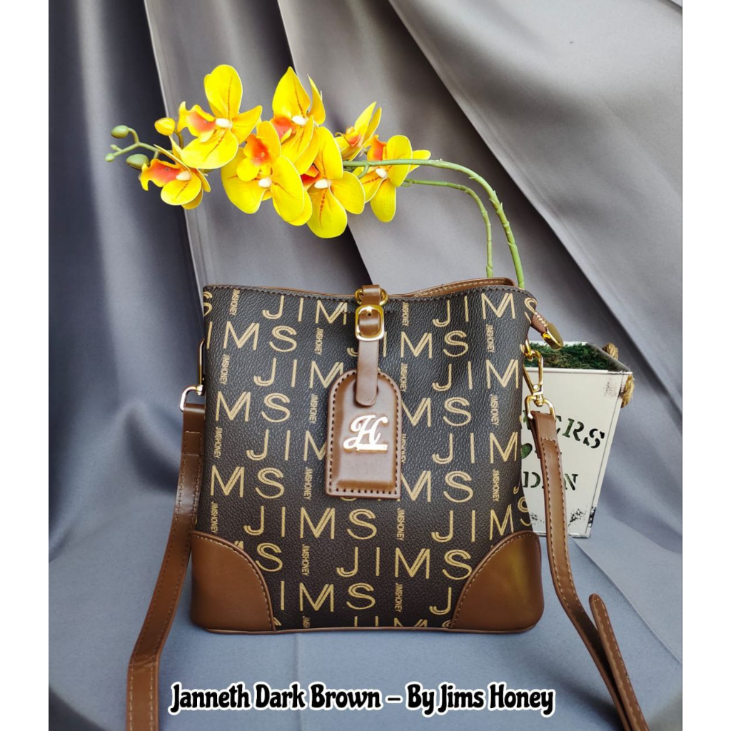 JANNETH BAG BY JIMSHONEY | TAS SELEMPANG WANITA MODEL TERBARU BISA DIJINJING KULIT SINTETIS