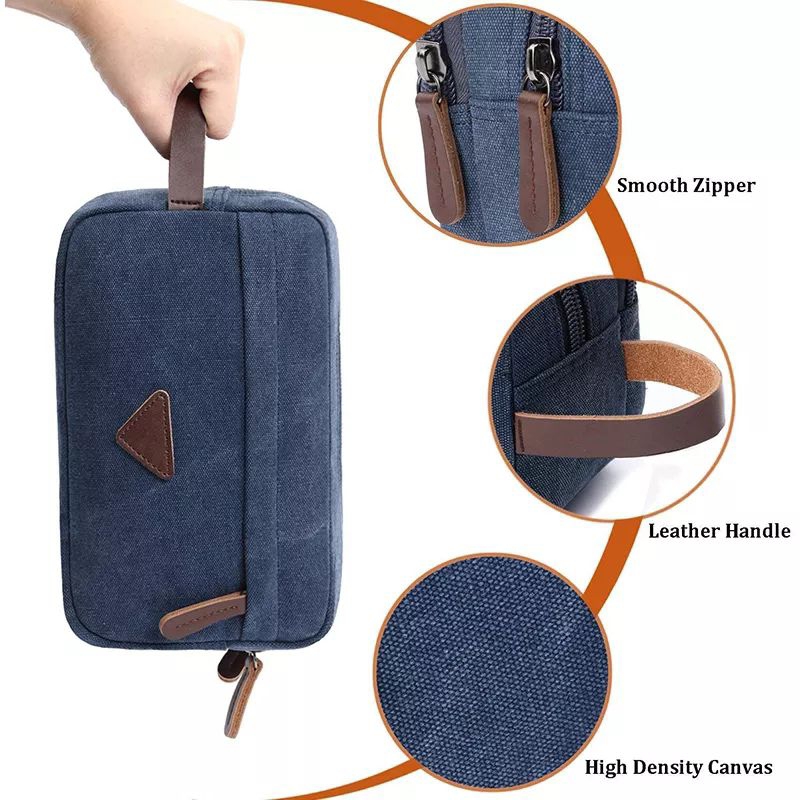 hand bag kanvas tas tangan pria wanita clutch mugu pouch 6077