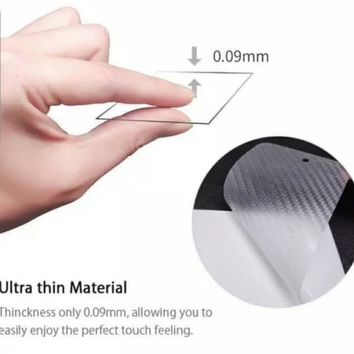 SKIN KARBON INFINIX SMART 4 SMART 5 SMART 6 SMART HD - GARSKIN CARBON ANTI GORES BELAKANG HP