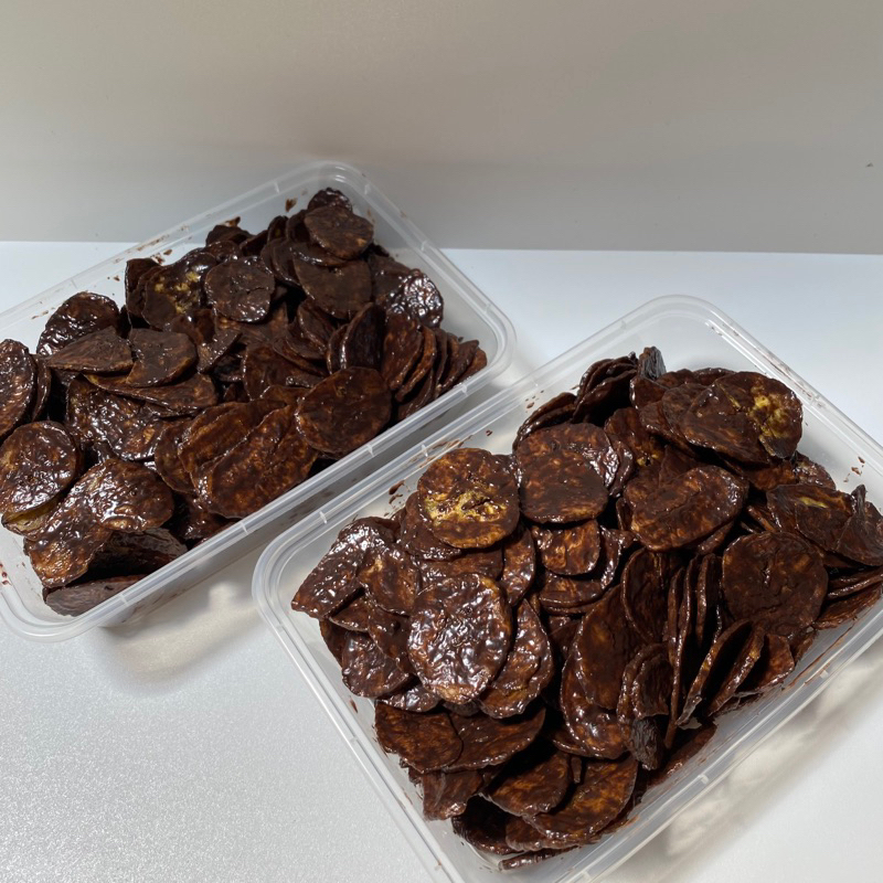 

BananaChips KRIPIK PISANG LUMER (berbalut glaze)