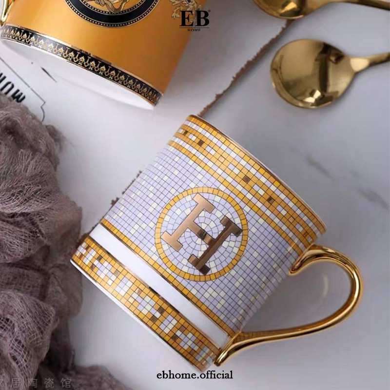 Gelas Keramik Cantik / Luxury Mug Set 41