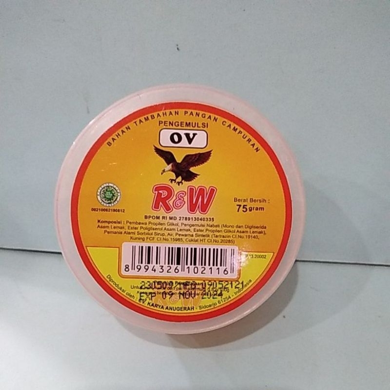 

R&W OVALET / PENGEMULSI 75 GR