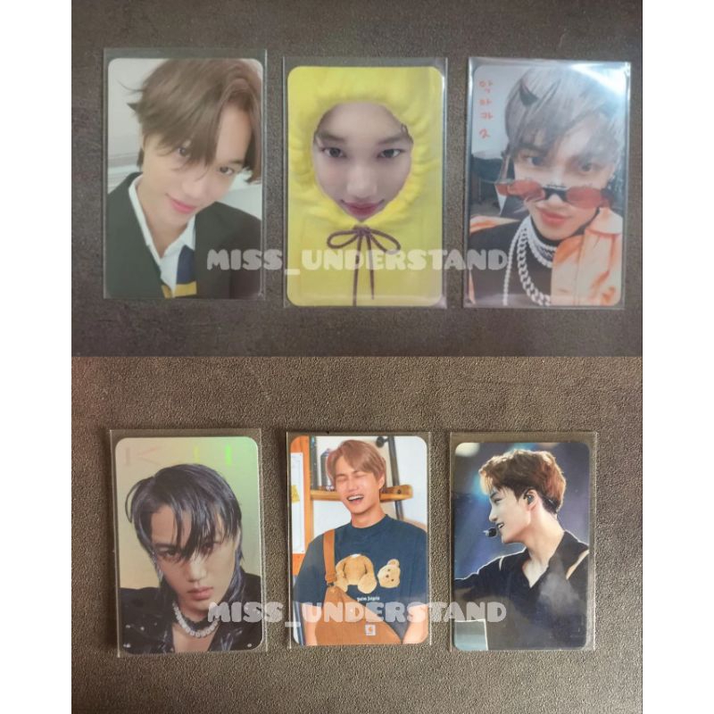 [ready] kai exo photocard peaches kisses banana devil exploration dot card wallet exordium dot dvd h