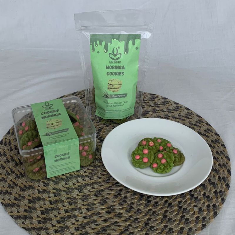 

Unimor Cookies Pandan / Cookies Kelor Pandan