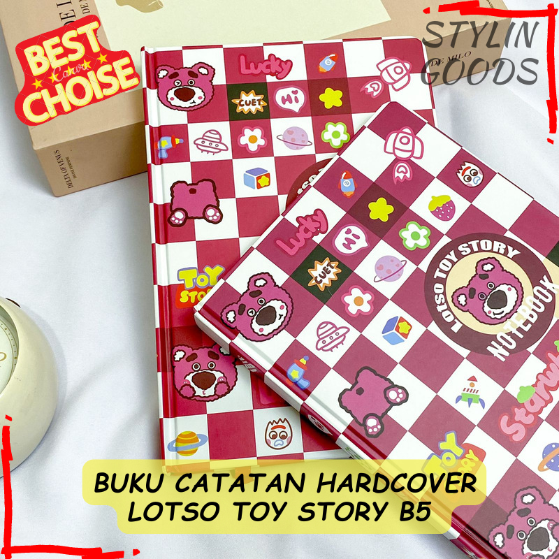 

DIARY HARIAN B5 KARTUN LOTSO BERUANG UNGU TOY STORY HARDCOVER / BUKU CATATAN NOTEBOOK UNIK DENGAN MOTIF DAN GAMBAR LUCU TERBARU DAN TERMURAH