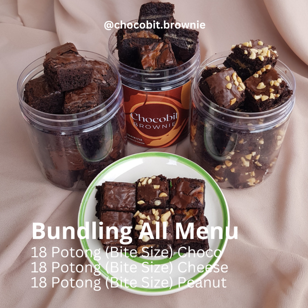 

Bundling All Menu Chocobit Brownie (Peanut, Choco, Cheese Brownies)