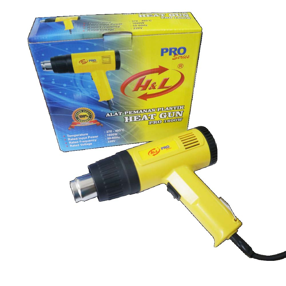 Hot Gun Low Watt H&L Hot Air Gun Pemanas Kaca Film Pemanas Sticker - Bagus