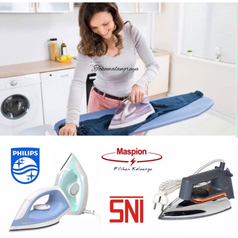 setrika philips/setrika listrik philips/gosokan baju philips