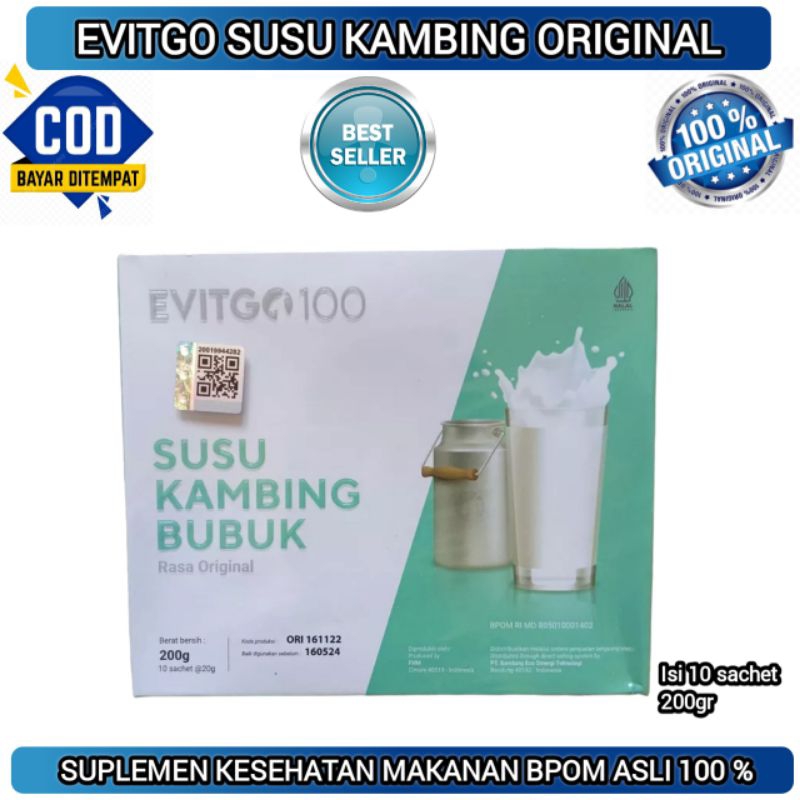 

EVITGO SUSU KAMBING ORIGINAL - SUSU KAMBING MURNI - EVITGO - SUSU KAMBING BUBUK ORIGINAL