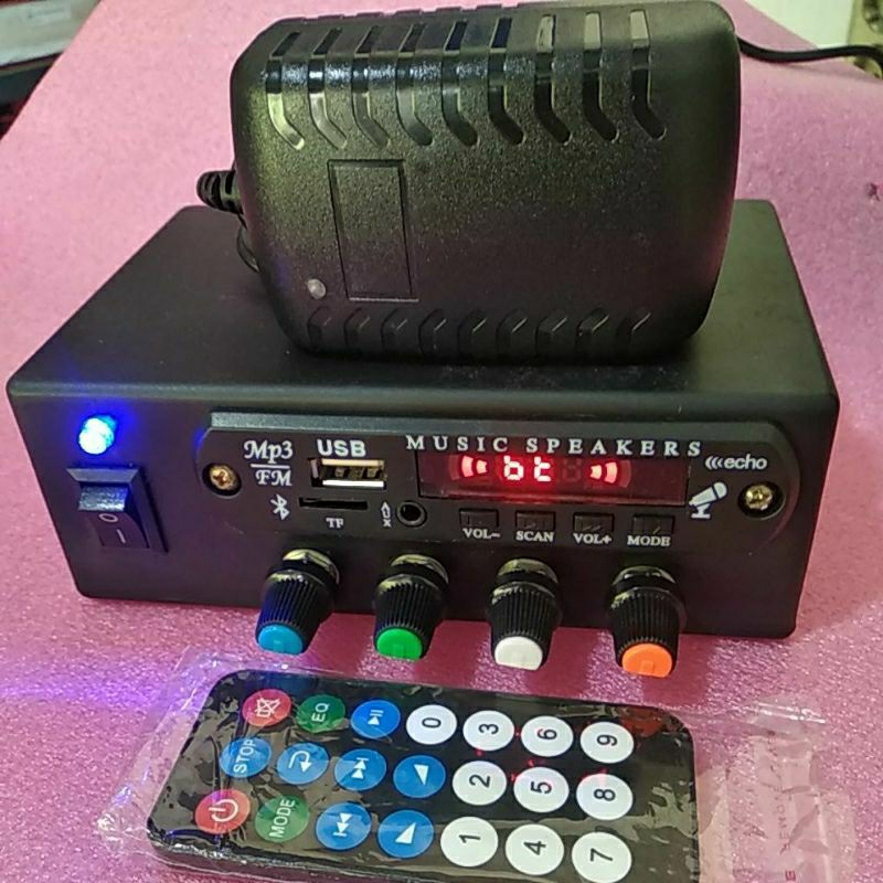 Power Amplifier Digital 4 channel plus mp3 bluetooth