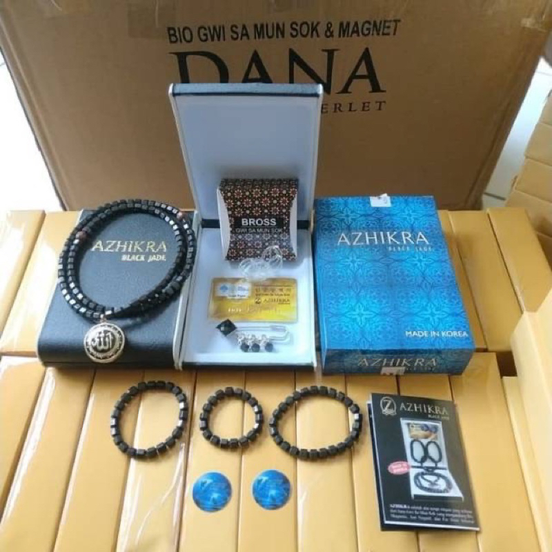 Kalung Kesehatan Azhikra Original Batu Gwisamunsok korea