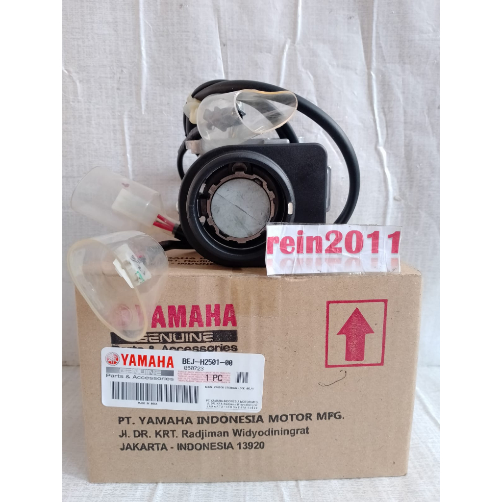 KUNCI KONTAK KEYLESS REMOTE FAZZIO FAZIO ASLI ORI YAMAHA BEJ H2501 00