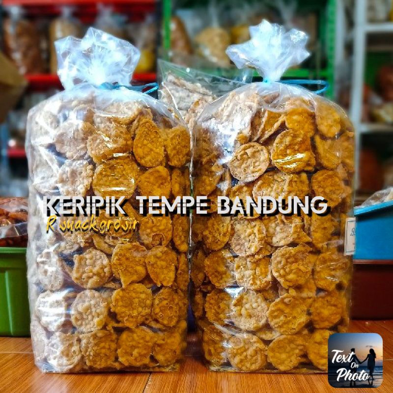 

KERIPIK TEMPE ORIGINAL ASIN GURIH RENYAH BULAT 1KG| OLEH OLEH BANDUNG