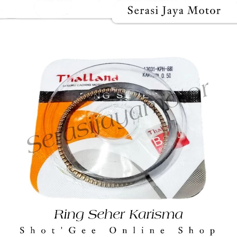 RING SEHER RING PISTON KARISMA X - KARISMA D - SUPRA X 125