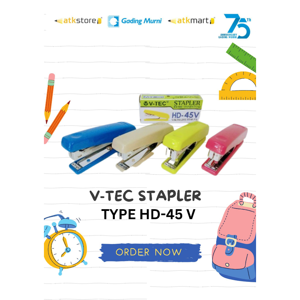 

V-tec Staples HD-45 II V-tec Stapler Type HD-45V