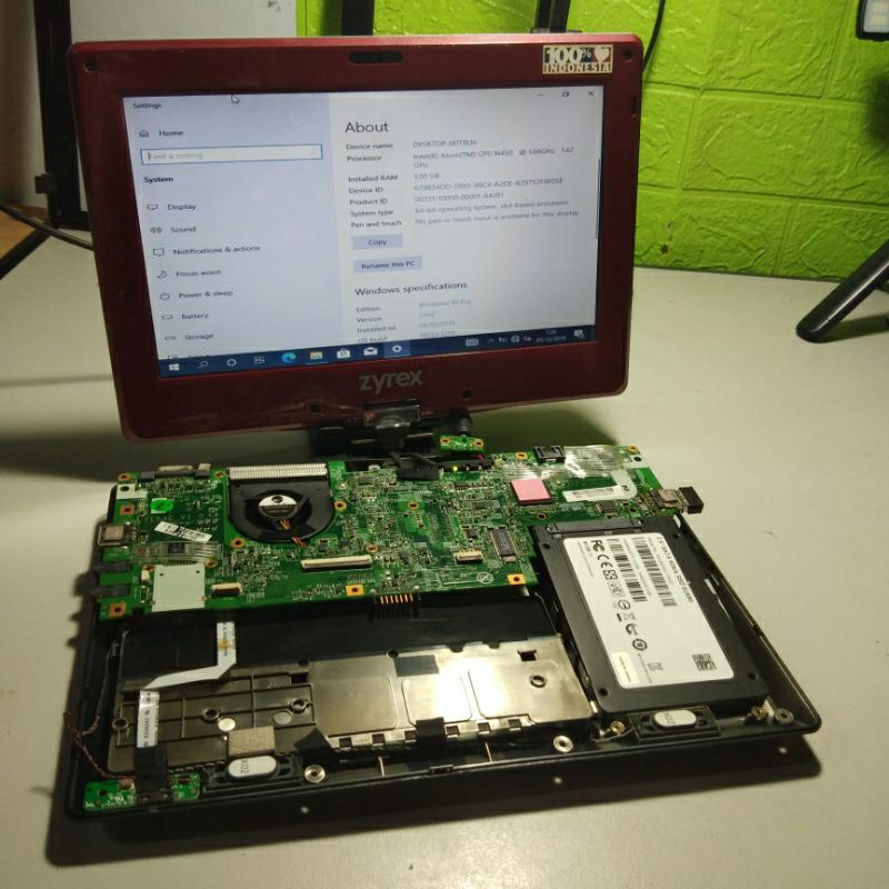 Mobo Motherboard Mainboard Board Laptop Notebook Zyrex Wakatobi Mini Wakamini MP1291