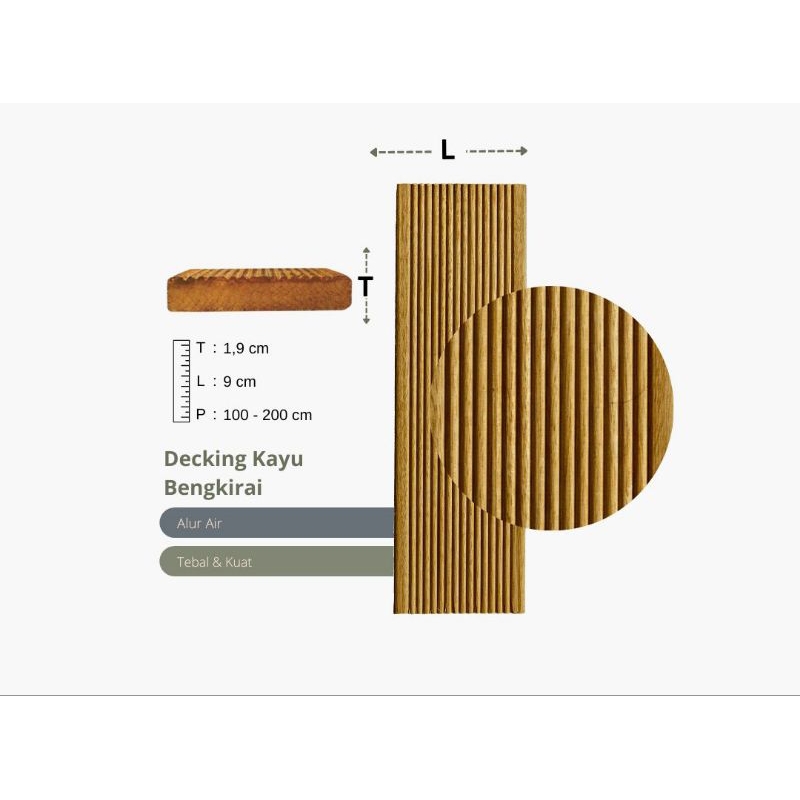 decking kayu bengkirai