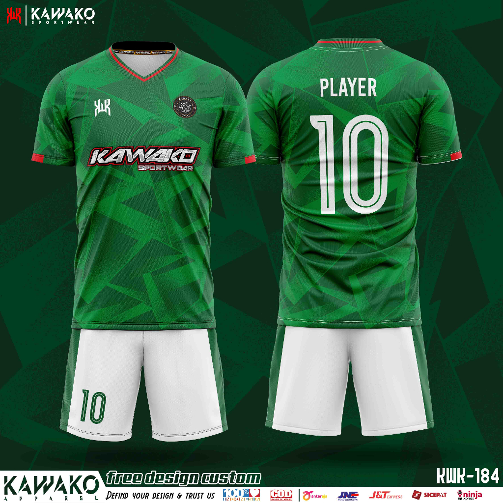 Jersey Bola & Futsal (FREE CUSTOM DESIGN)