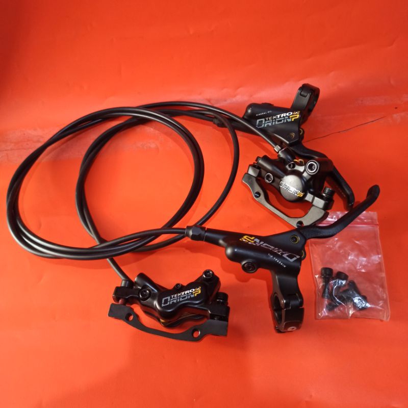 Brake set Hydraulic Tektro Orion dual dan Quad Piston Rem Sepeda Hidrolik