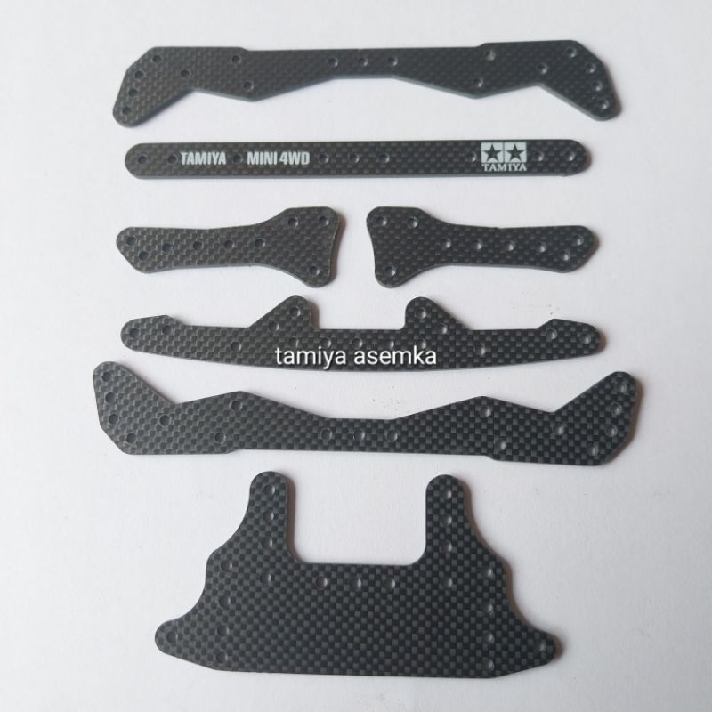 BEMPER TAMIYA SET CARBON MEMBRAN FOR FMA DAN MA CHASSIS