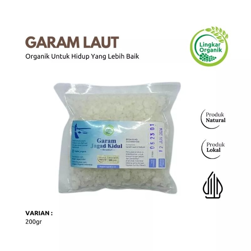

Lingkar Organik - Garam Laut Jagad Kidul