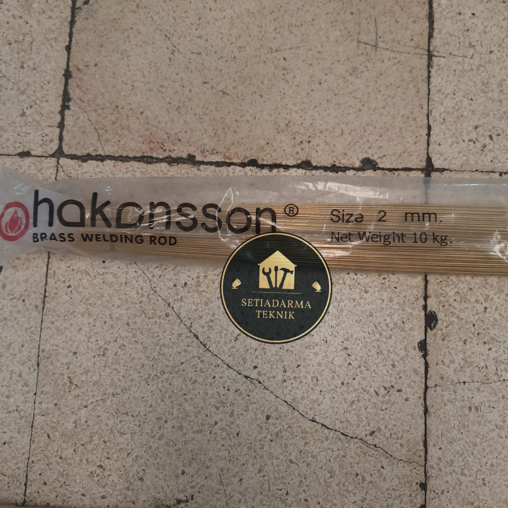 KAWAT LAS KUNINGAN 2MM X 1000MM HAKANSSON GERMANY PER BATANG