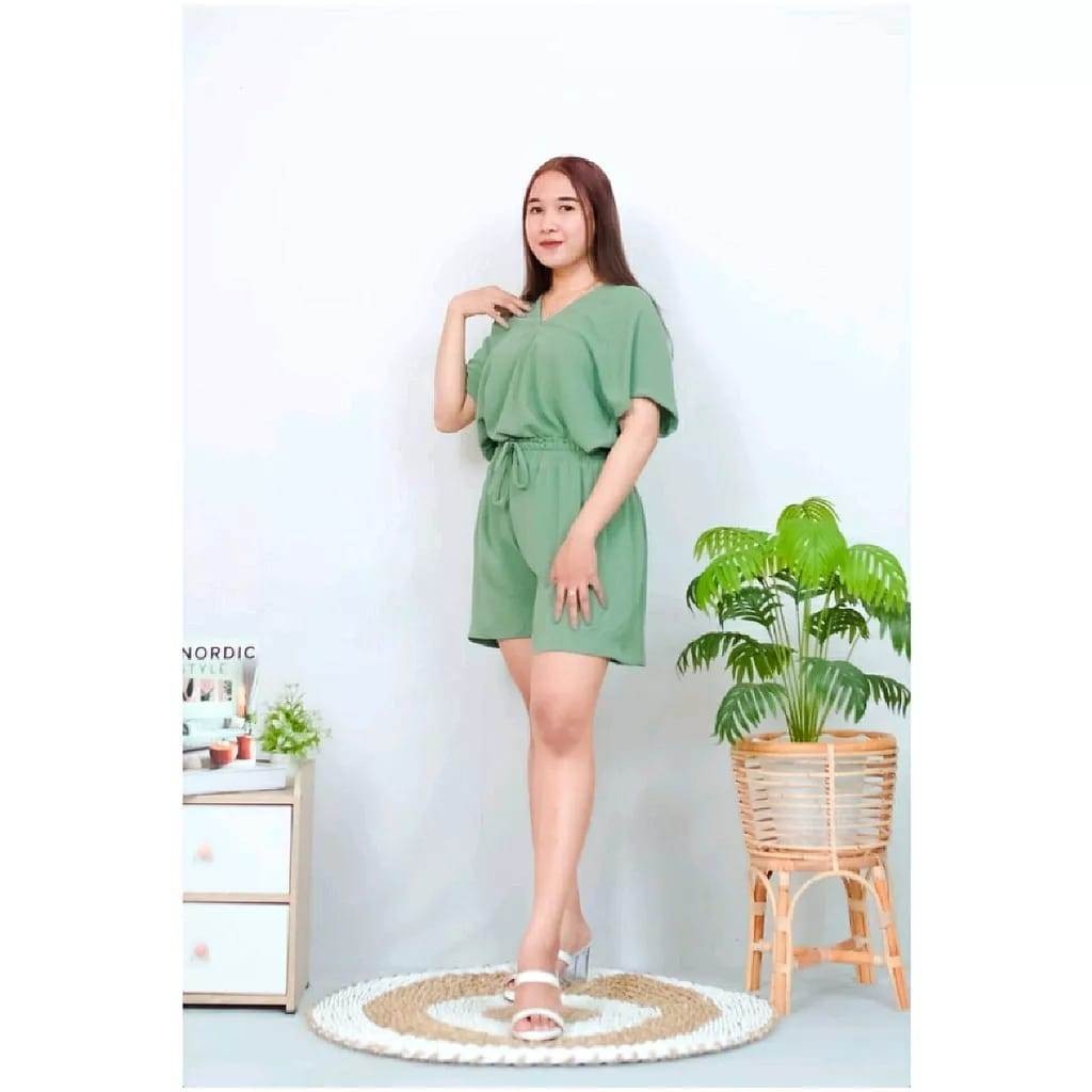 ONE SET NINA PENDEK WANITA SETELAN NINA LONG SQUARE CRINKLE AIRFLOW TERBARU VIRAL