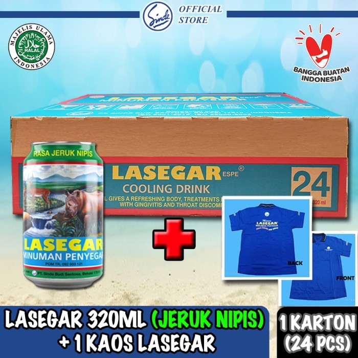 

Lasegar Kaleng 320ml Jeruk Nipis 1 Karton/ Lasegar Kaleng 24 Kaleng/ Lasegar Penyegar Panas Dalam