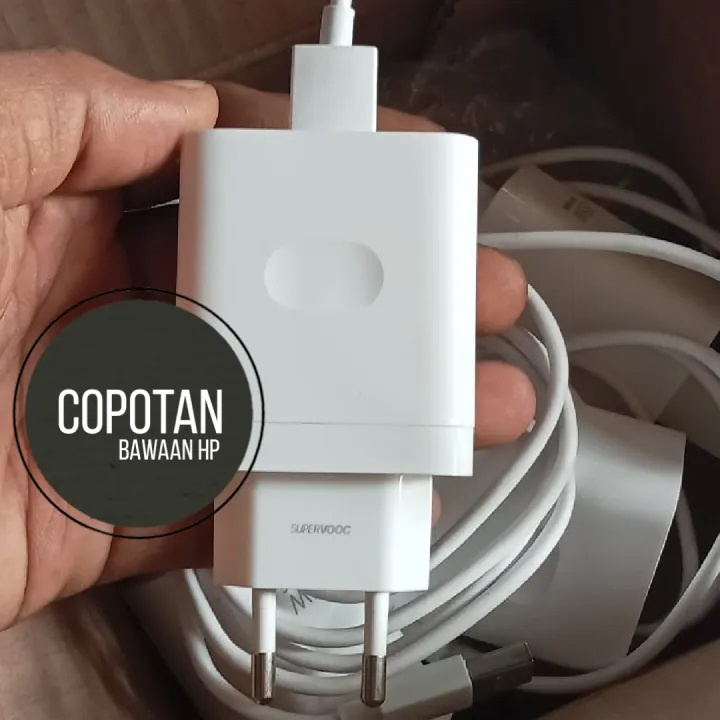 33Watt ORI 100% TC Travel Charger Fast Charging SUPER VOOC TYPE C / Micro USB OPPO A18 A17 A17K A16 