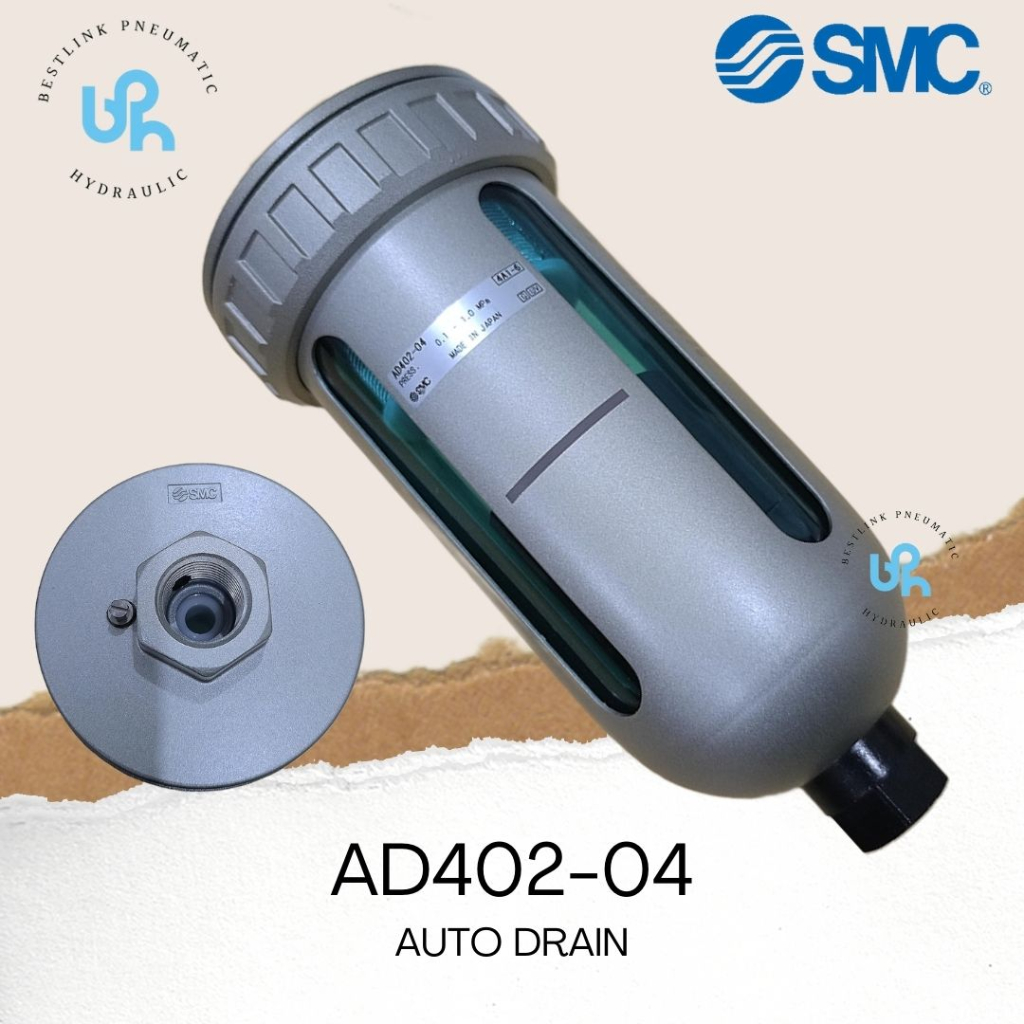 SMC AUTO DRAIN PNEUMATIC AD402-04