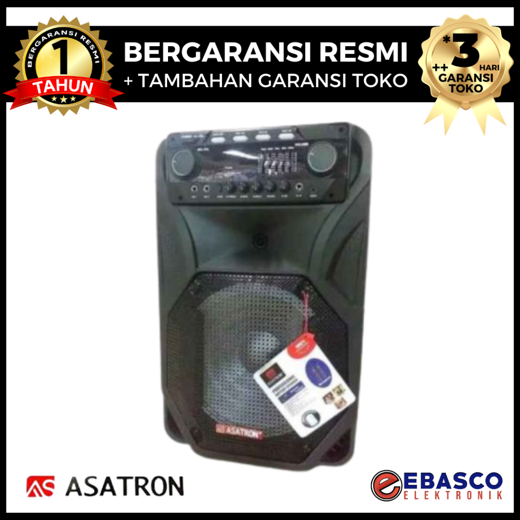 Asatron Speaker Aktif HT 8881 UKM Speaker HT8881 UKM Portable Bluetooth